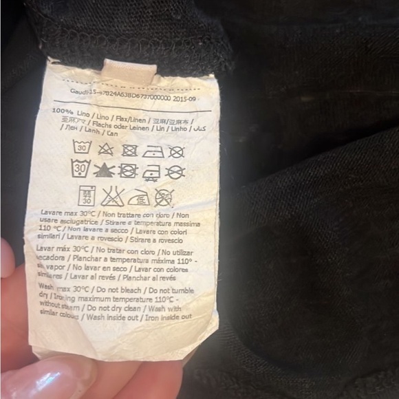 Black Short Sleeve Tee with Embellishments|size XS - Picture 3 of 8